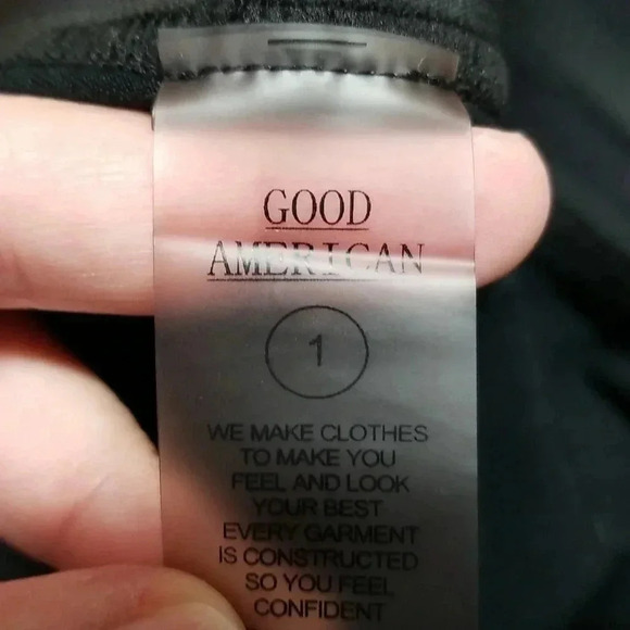 {Good American} The Icon Capri Womens Black Leggins - Picture 11 of 14